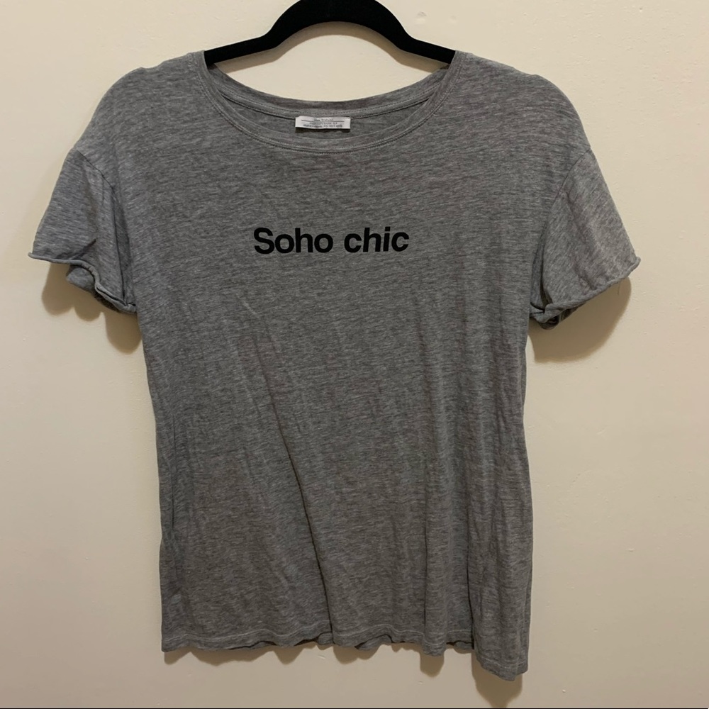 ZARA soho chic t shirt